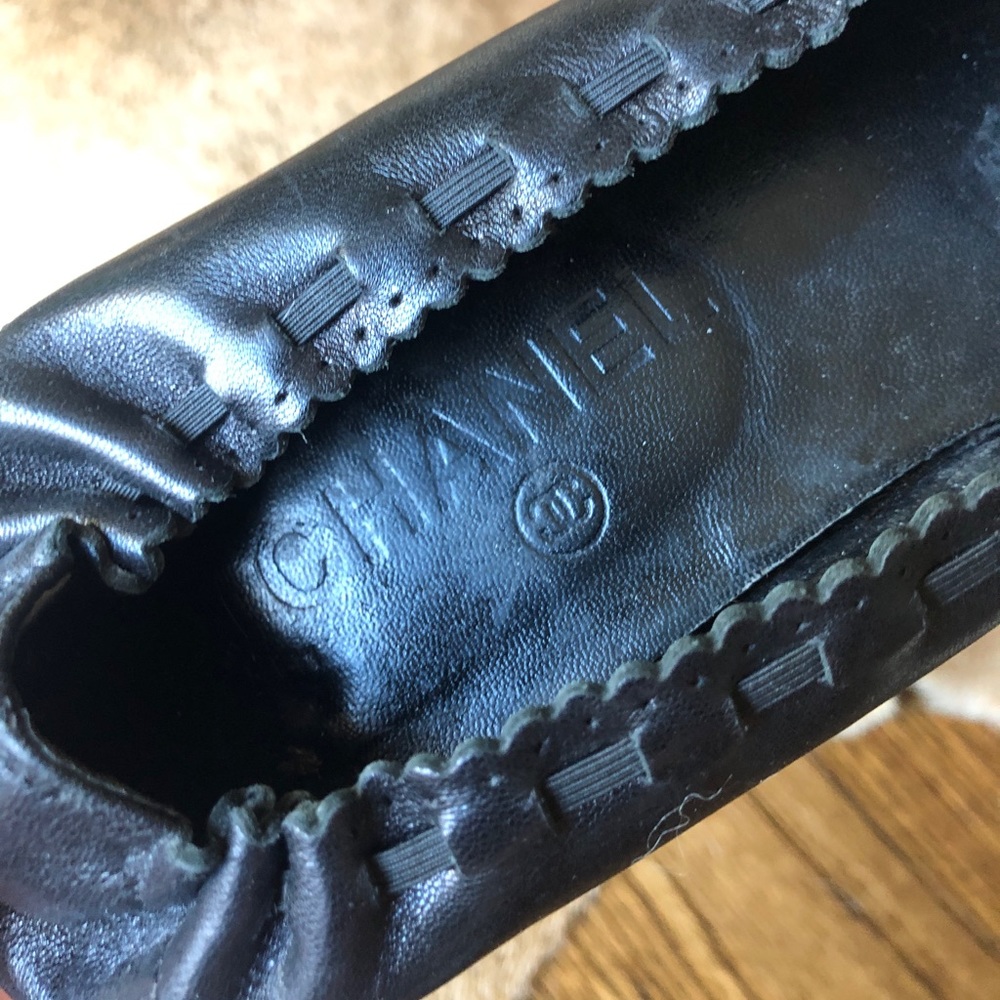 Very Worn Chanel Ballet Flats